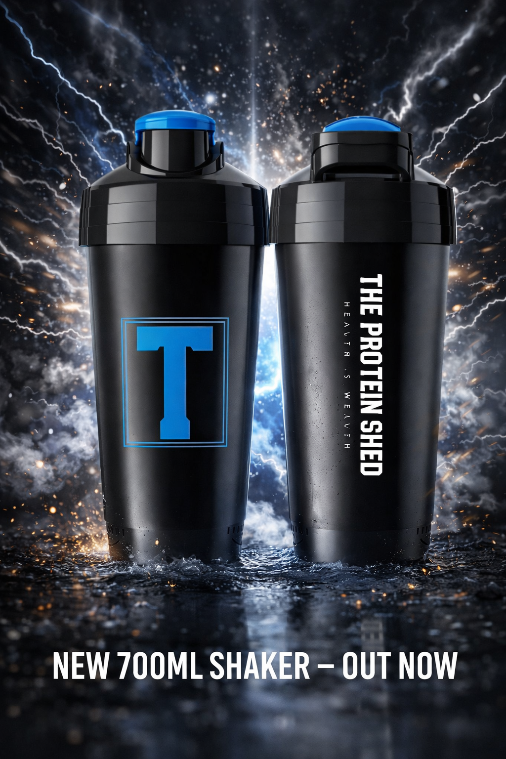 The Protein Shed Branded Shaker X Bottle