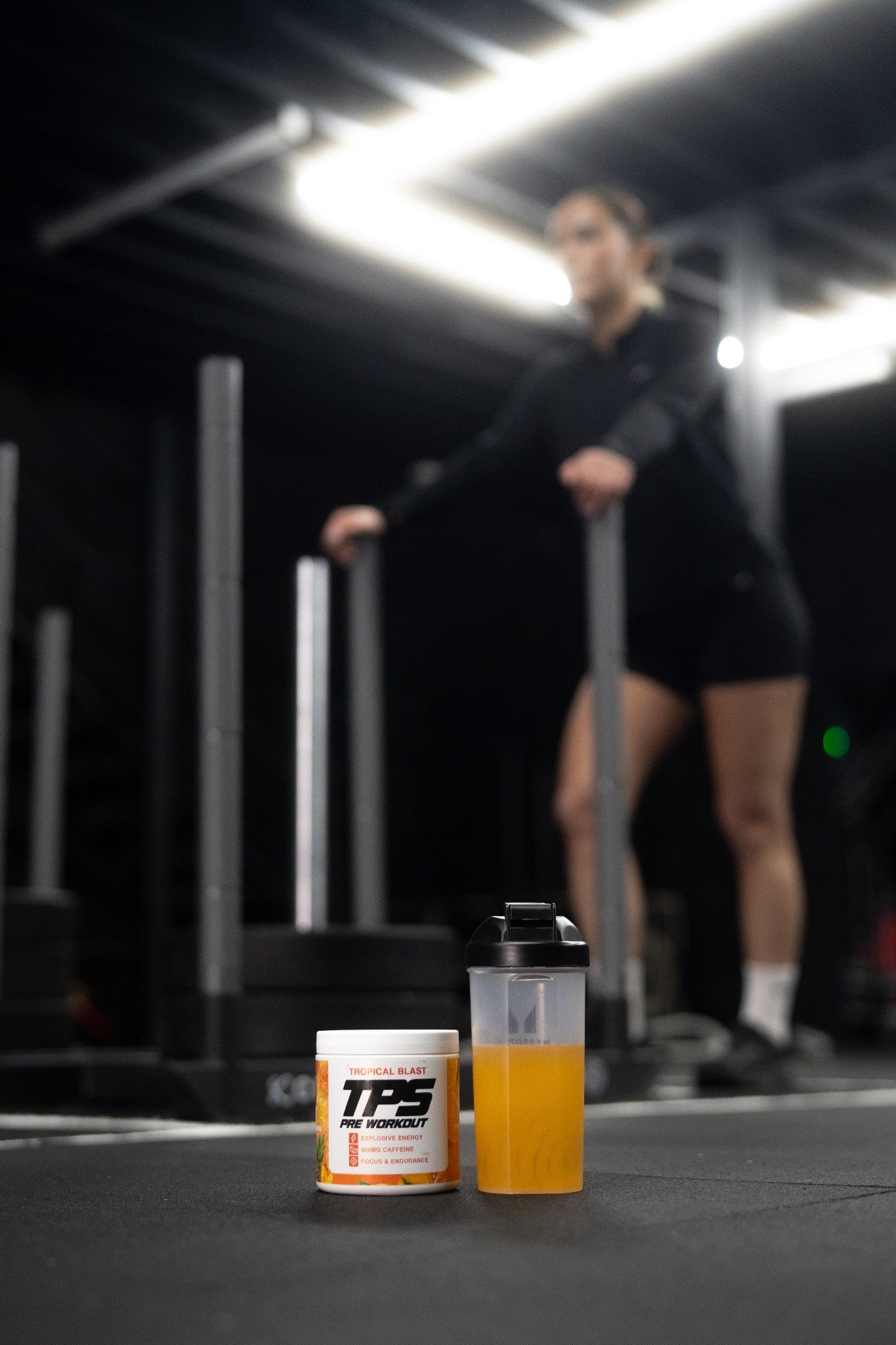 TPS Pre-Workout Powder Tropical Burst – Food Supplement with Caffeine (300mg) 30 Servings